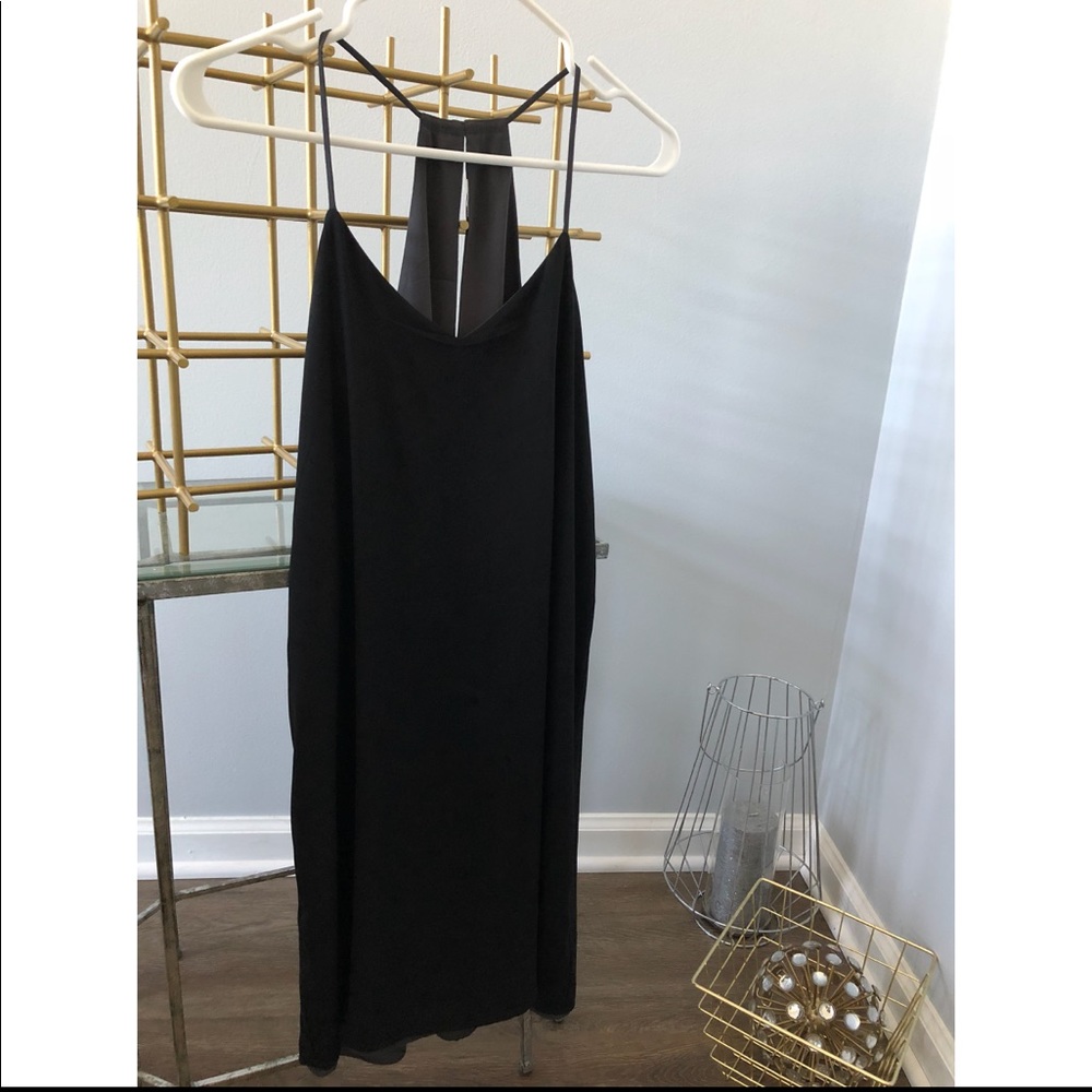 Reversible dress-black and grey
